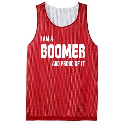 I Am A Boomer And Proud Of It Mesh Reversible Basketball Jersey Tank