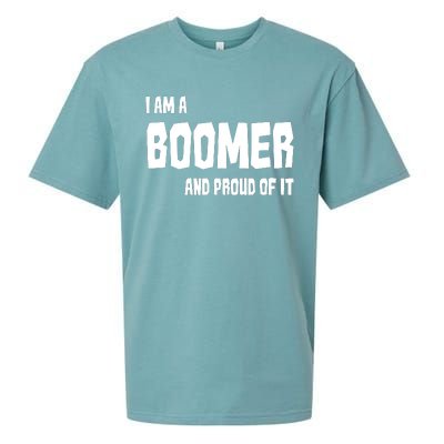 I Am A Boomer And Proud Of It Sueded Cloud Jersey T-Shirt