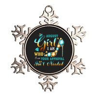 I'm A August Birthday I Am Who I Am Gifts Metallic Star Ornament