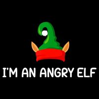 I'm An Angry Elf, Funny, Corny Christmas Jokes,, Sarcastic City Backpack