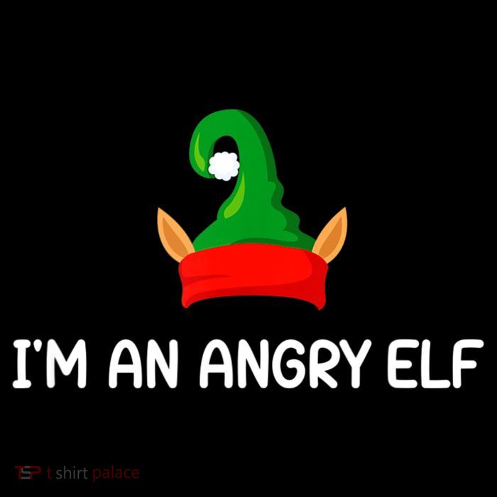 I'm An Angry Elf, Funny, Corny Christmas Jokes,, Sarcastic Flatbill Hat