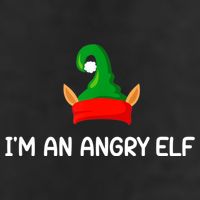I'm An Angry Elf, Funny, Corny Christmas Jokes,, Sarcastic Golf Towel