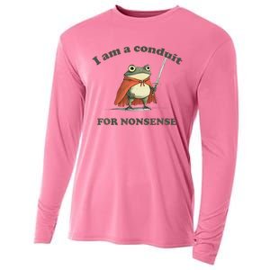 I Am A Conduit For Nonsense Cooling Performance Long Sleeve Crew