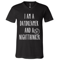 I Am A Daydreamer And A Night Thinker V-Neck T-Shirt
