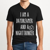 I Am A Daydreamer And A Night Thinker V-Neck T-Shirt