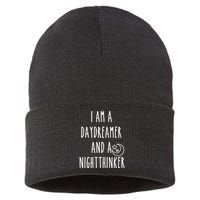 I Am A Daydreamer And A Night Thinker Sustainable Knit Beanie