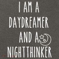 I Am A Daydreamer And A Night Thinker Cotton Canvas Backpack