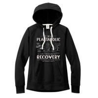 I Am A Plantaholic On The Road To Recovery Funny Plant Lover Women's Fleece Hoodie