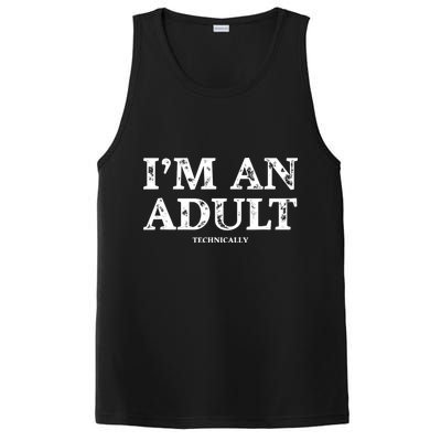 Im An Adult Technically Funny 18th Birthday Gift PosiCharge Competitor Tank