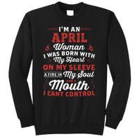 I'm An April Wo Queen Born In April Sweatshirt