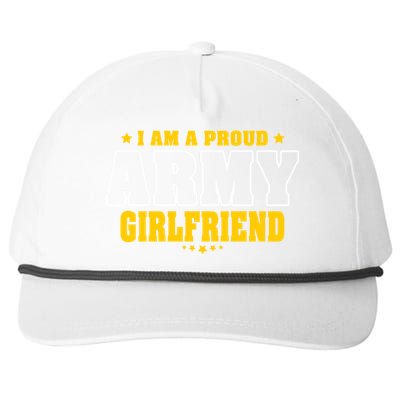 I Am A Proud Army Friend Patriotic Pride Military Couple Cute Gift Snapback Five-Panel Rope Hat