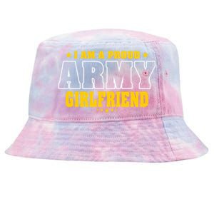 I Am A Proud Army Friend Patriotic Pride Military Couple Cute Gift Tie-Dyed Bucket Hat