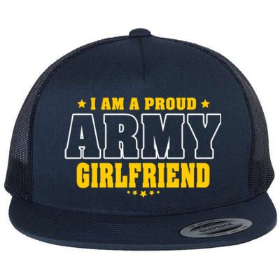 I Am A Proud Army Friend Patriotic Pride Military Couple Cute Gift Flat Bill Trucker Hat