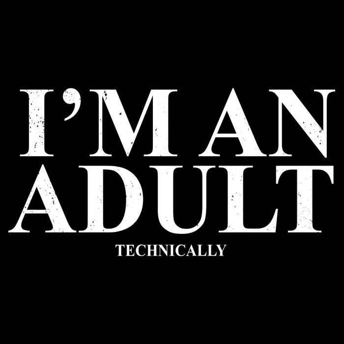 I'm An Adult Technically Funny Birthday Gift Wool Snapback Cap