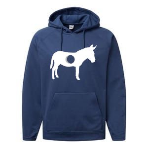 I'm An Asshole Jackass Donkey Funny 'S Ass Humor Gift Performance Fleece Hoodie