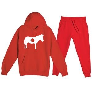 I'm An Asshole Jackass Donkey Funny 'S Ass Humor Gift Premium Hooded Sweatsuit Set