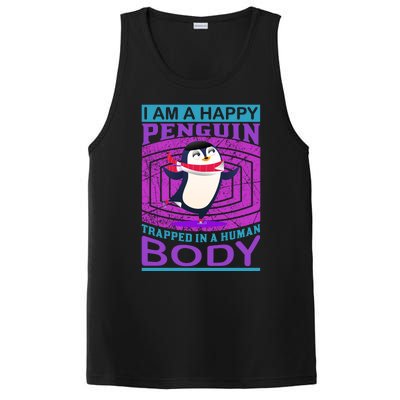 I Am A Happy Penguin Trapped In A Human Body PosiCharge Competitor Tank