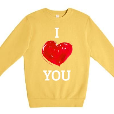 Is All About Love Gift Premium Crewneck Sweatshirt