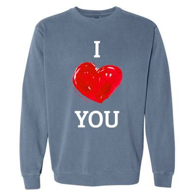 Is All About Love Gift Garment-Dyed Sweatshirt