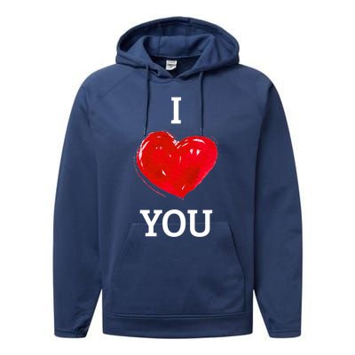 Is All About Love Gift Performance Fleece Hoodie