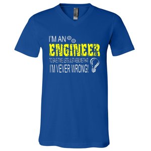 I Am An Engineer V-Neck T-Shirt