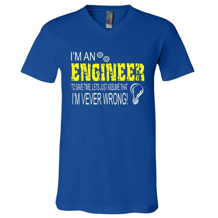 I Am An Engineer V-Neck T-Shirt