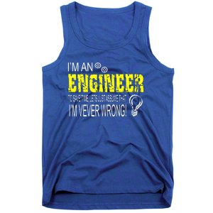 I Am An Engineer Tank Top