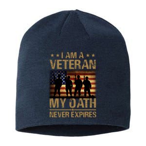 I Am A Veteran Sustainable Beanie