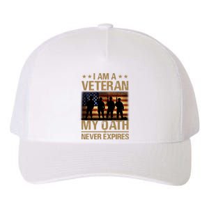 I Am A Veteran Yupoong Adult 5-Panel Trucker Hat