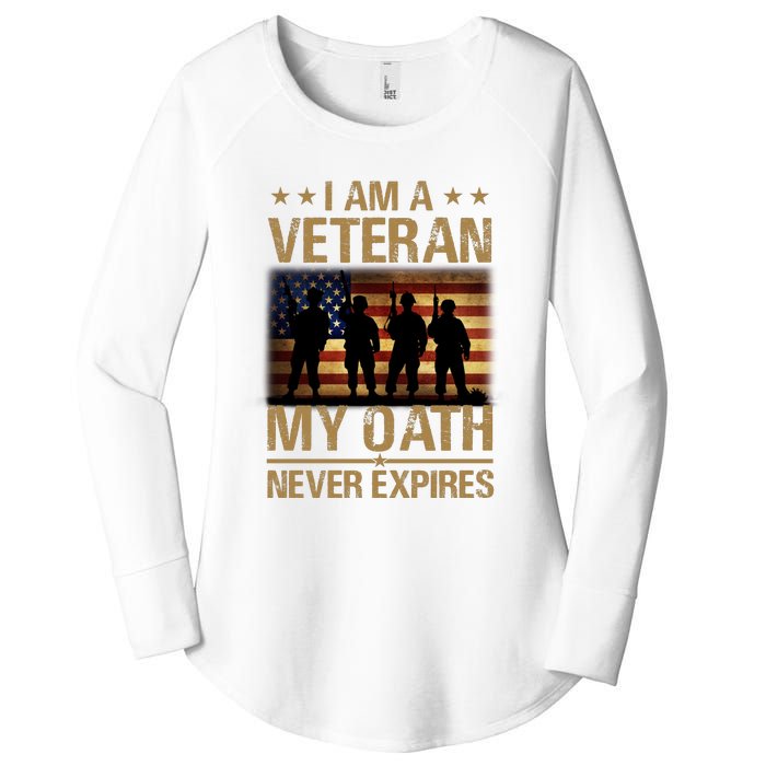 I Am A Veteran Women's Perfect Tri Tunic Long Sleeve Shirt