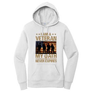 I Am A Veteran Women's Pullover Hoodie