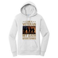 I Am A Veteran Women's Pullover Hoodie