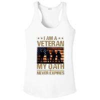 I Am A Veteran Ladies PosiCharge Competitor Racerback Tank