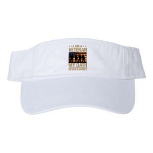 I Am A Veteran Valucap Bio-Washed Visor