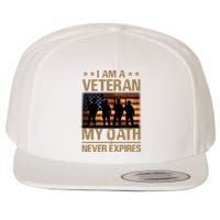 I Am A Veteran Wool Snapback Cap