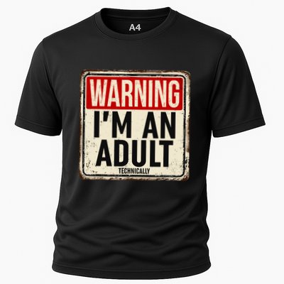 IM An Adult Technically Funny 18th Birthday 18 Year Old Performance Shirt