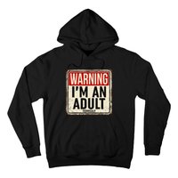 IM An Adult Technically Funny 18th Birthday 18 Year Old Hoodie