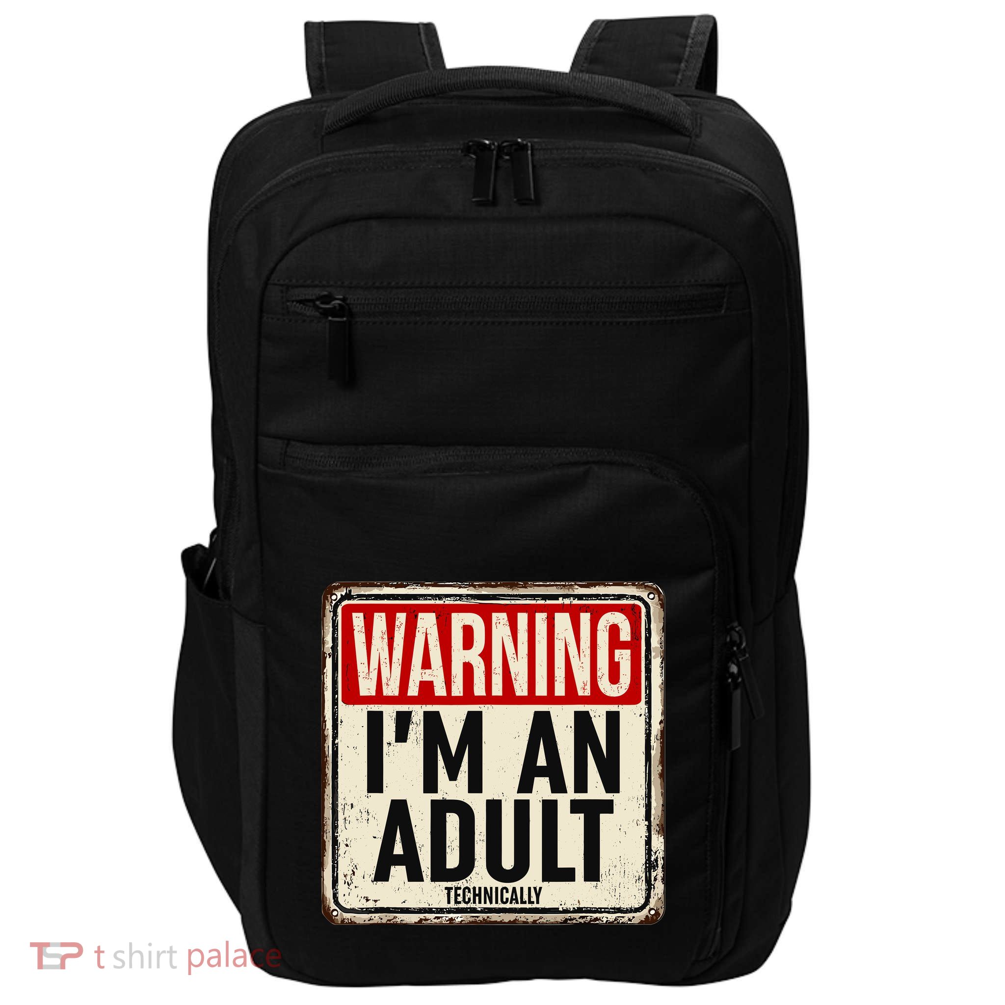 IM An Adult Technically Funny 18th Birthday 18 Year Old Impact Tech Backpack