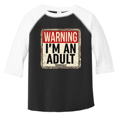 IM An Adult Technically Funny 18th Birthday 18 Year Old Toddler Fine Jersey T-Shirt