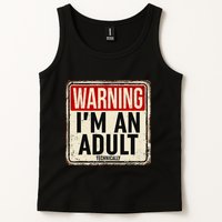 IM An Adult Technically Funny 18th Birthday 18 Year Old Tank Top