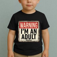 IM An Adult Technically Funny 18th Birthday 18 Year Old Toddler T-Shirt