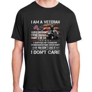 I Am A Veteran I Love Freedom My Country Funny Veteran Gift Adult ChromaSoft Performance T-Shirt