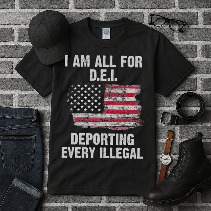 I Am All For Dei Deporting Every Illegal Tall T-Shirt
