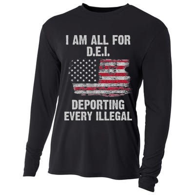 I Am All For Dei Deporting Every Illegal Cooling Performance Long Sleeve Crew