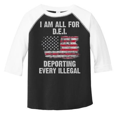 I Am All For Dei Deporting Every Illegal Toddler Fine Jersey T-Shirt