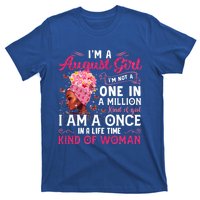 Im A August Afro Black Queen Leo Virgo Birthday Meaningful Gift T-Shirt