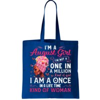 Im A August Afro Black Queen Leo Virgo Birthday Meaningful Gift Tote Bag