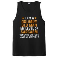 I Am A Grumpy Old Man My Level Of Sarcasm PosiCharge Competitor Tank