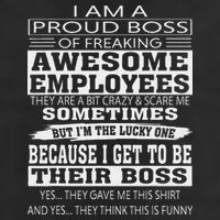 I Am A Proud Boss Of Freaking Awesome Employees 11oz C Handle Ceramic Mug