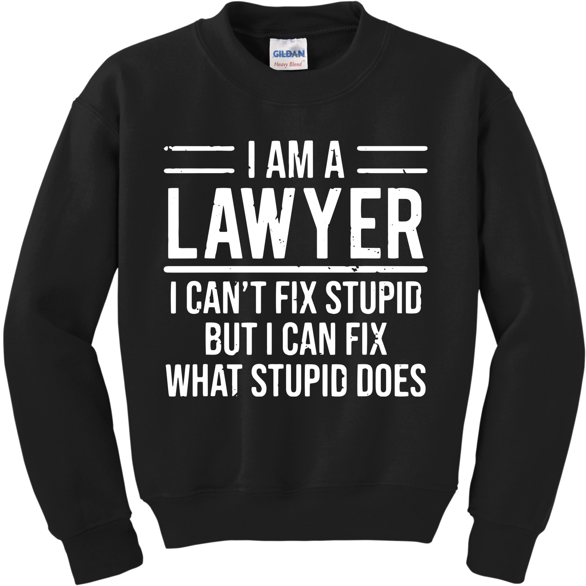 I Am A Lawyer I Cant Fix Stupid Funny Attorney Kids Sweatshirt